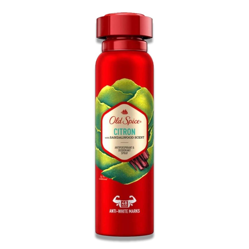 Old Spice - Citron Antiperspirant Deodrant Spray  - 150 ml - 6 Pack