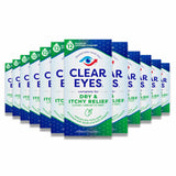 Clear Eyes - Dry & Itchy Eye Relief Eye Drops - 0.5 Oz - 12 Pack