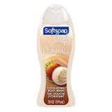 Softsoap - Body Wash Exfoliating Scrub, Coconut Butter Scent - 20 Oz - 4 Pack