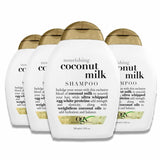 OGX Nourishing + Coconut Milk Shampoo 13 Oz Each - 4 Pack