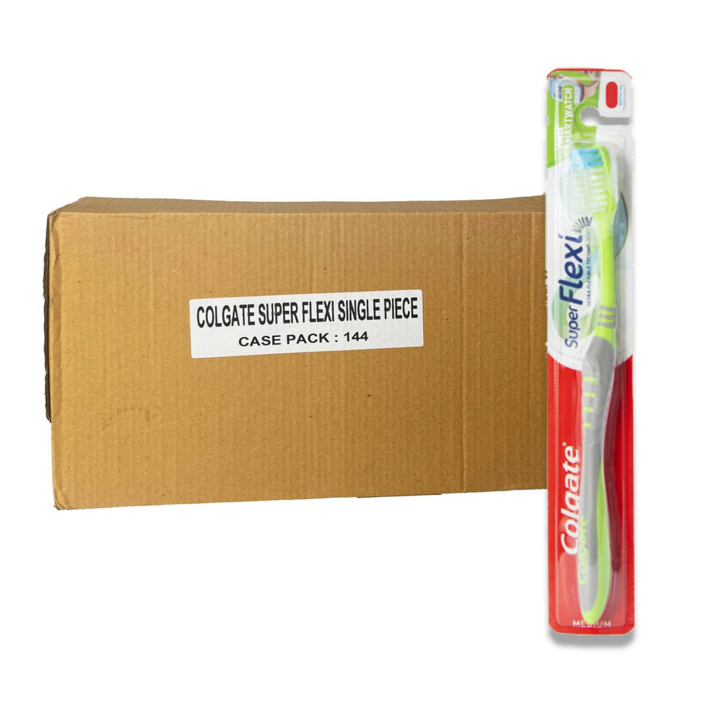 Colgate Super Flexi Toothbrushes - 144 Count Contarmarket