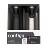 Contigo - AUTOSEAL West Loop Vacuum-Insulated 16 oz. Stainless Steel Travel Mug with Lid - 2 Pack