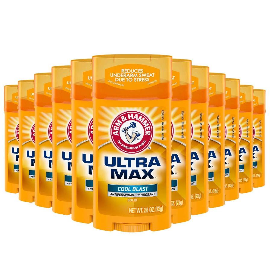 Arm & Hammer  Deodorant UltraMax Solid Cool Blast, 2.6 oz - 12 Pack