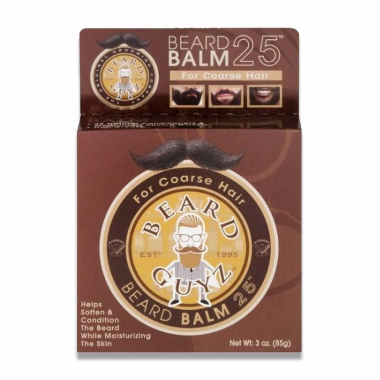 Beard Guyz - Beard Balm 25 Coarse Hair - 3 Oz - 24 Pack