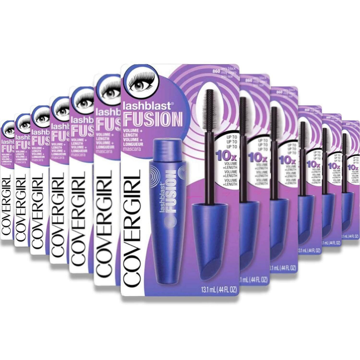 Covergirl LashBlast Fusion Mascara Very Black 860 0.44 Oz 24 Pack Contarmarket