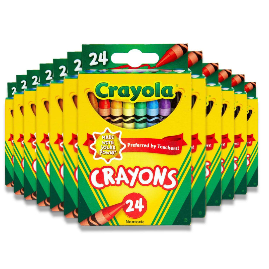 LOT OF 12 boxes - Crayola Classic Crayons 24 crayons per box Non-Toxic  colors $20.00 - PicClick