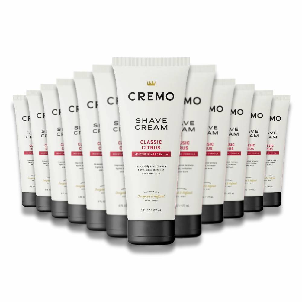 Cremo - Original Shave Cream, Classic Citrus - 6 Oz - 12 Pack