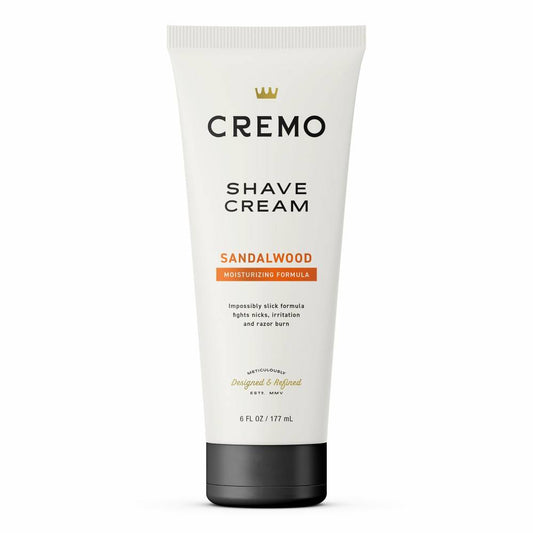 Cremo - Shaving Cream, Barber Grade Sandalwood Shave Cream - 6 Oz - 12 Pack