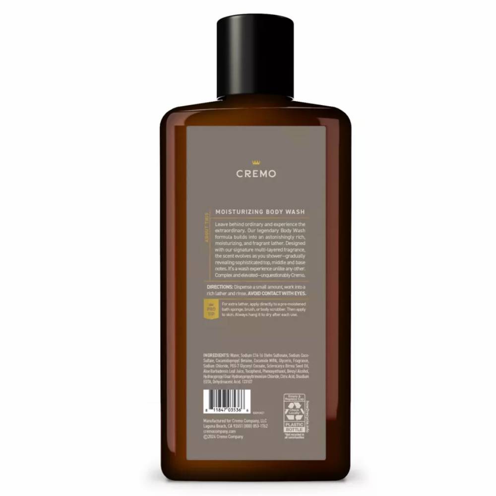 Cremo - Vintage Suede Body Wash  - 16 Oz - 12 Pack