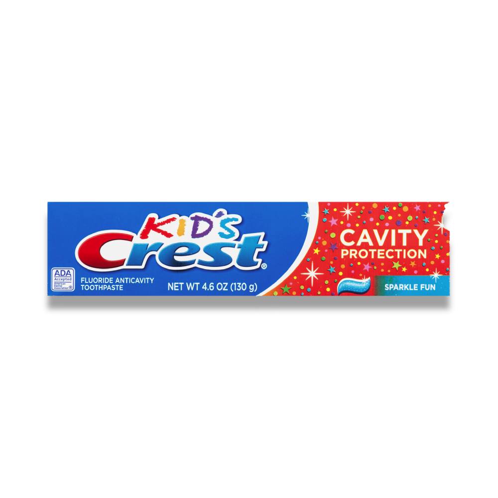 Crest - Kid's Crest Cavity Protection Toothpaste Sparkle Fun -  4.6 Oz - 3 Pack - OPEN BOX