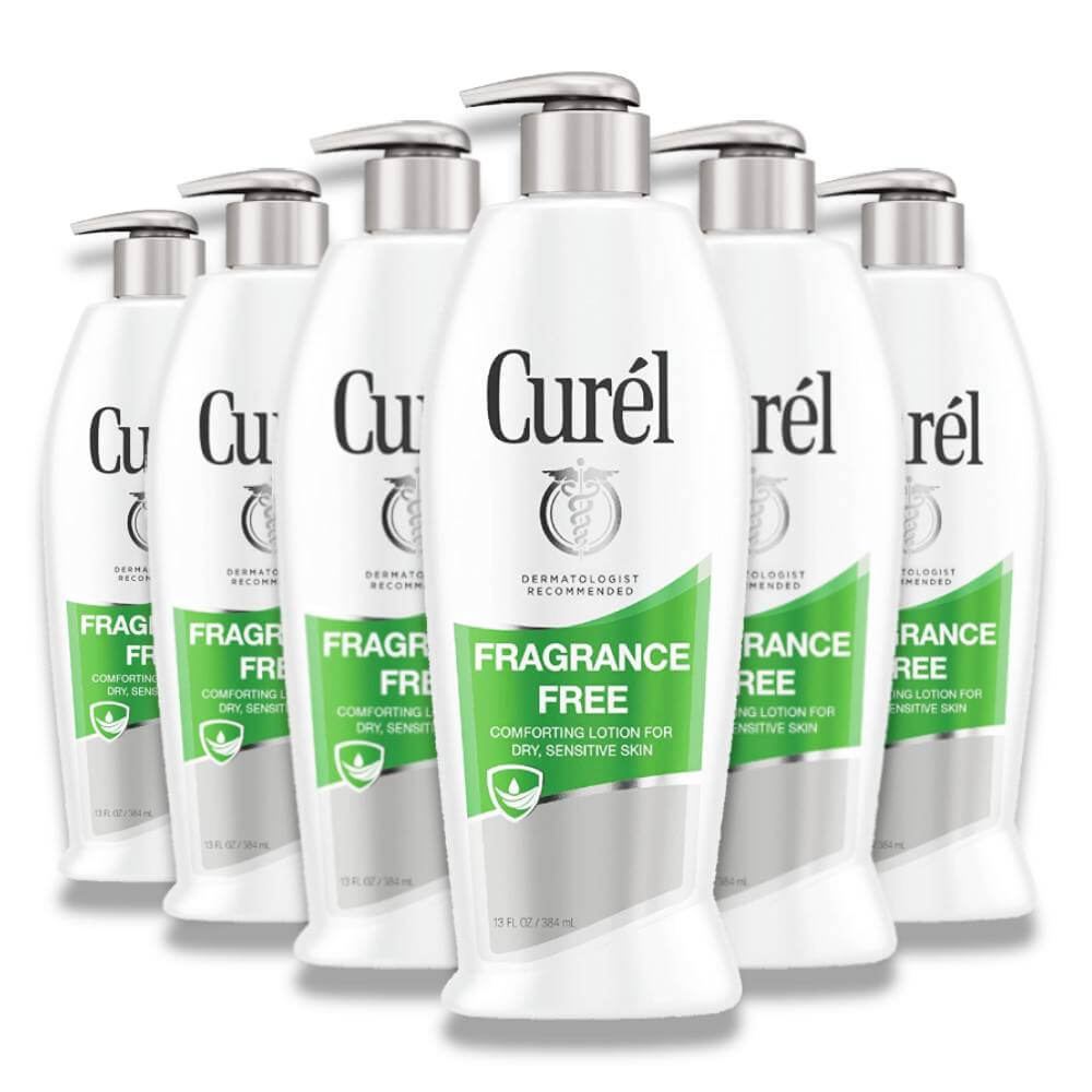 Curel Daily Moisture Lotion - Fragrance-Free, 13 Oz - 6 Pack Contarmarket