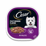 Cesar - Filets in Gravy Filet Mignon Beef Flavor Adult Wet Dog Food - 3.5 Oz - 24 Pack