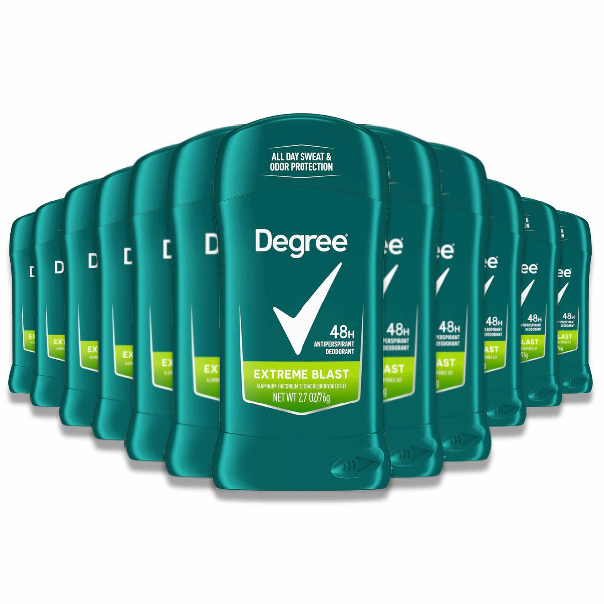 Degree - Antiperspirant Deodorant Stick, Extreme Blast, For Men - 1.7 Oz - 12 Pack