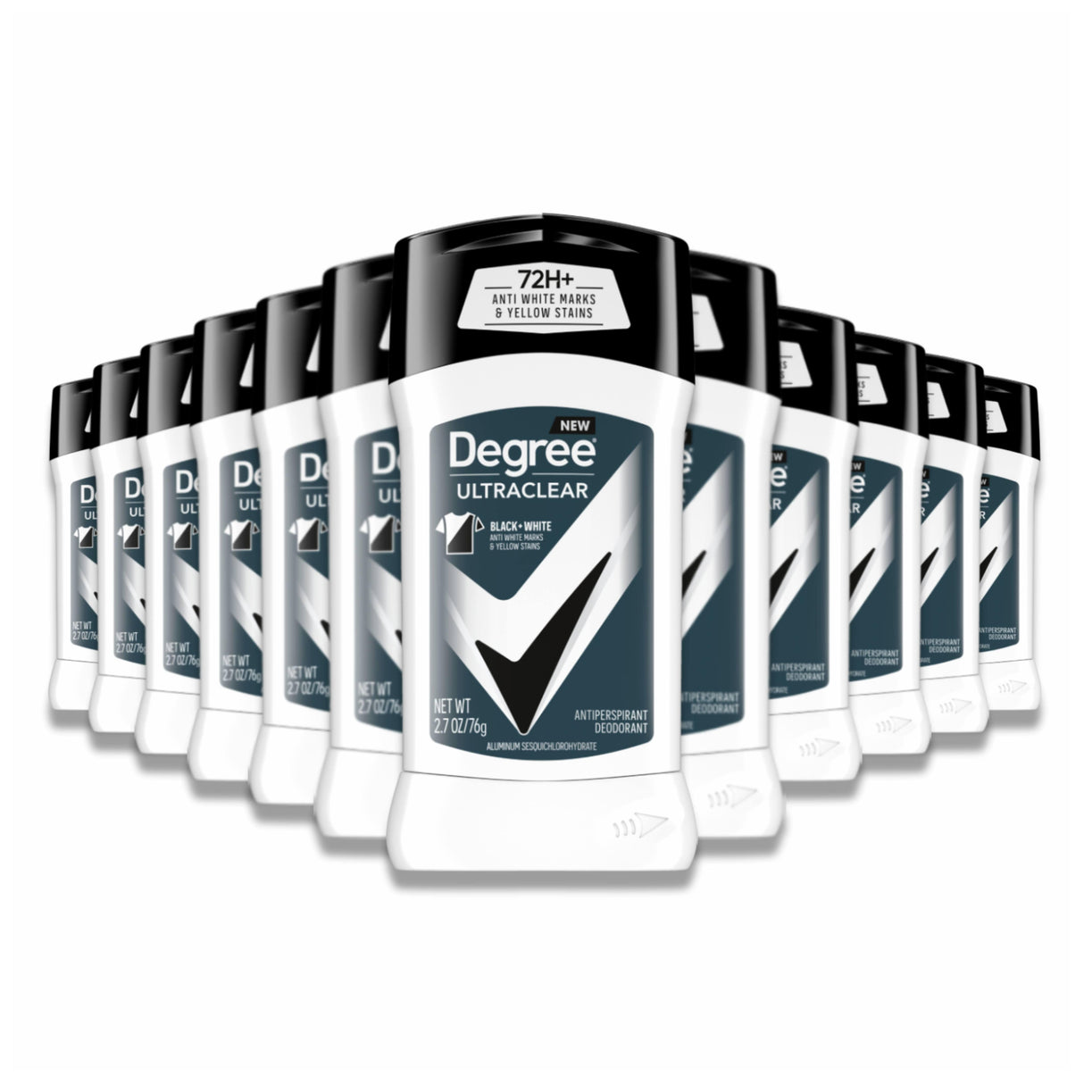 Degree - Men Deodorant Ultraclear, Black + White Bulk - 2.7 Oz - 12 Pack