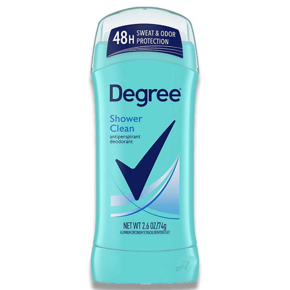 Degree Antiperspirant Deodorant, Shower Clean - 2.6 oz - 5 Pack Contarmarket