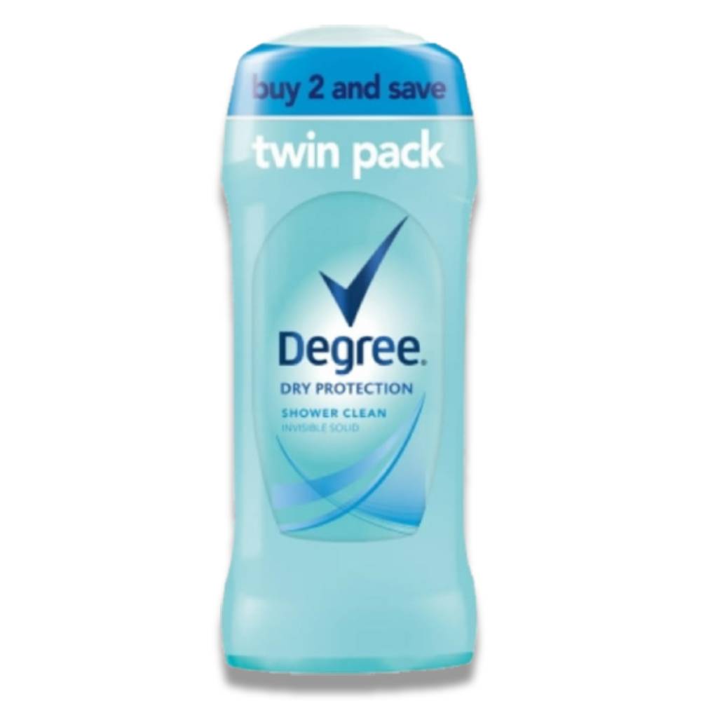 Degree Women Antiperspirant - Shower Clean, Solid, 2.6 Oz - 6 Pack (Twin Pack) Contarmarket