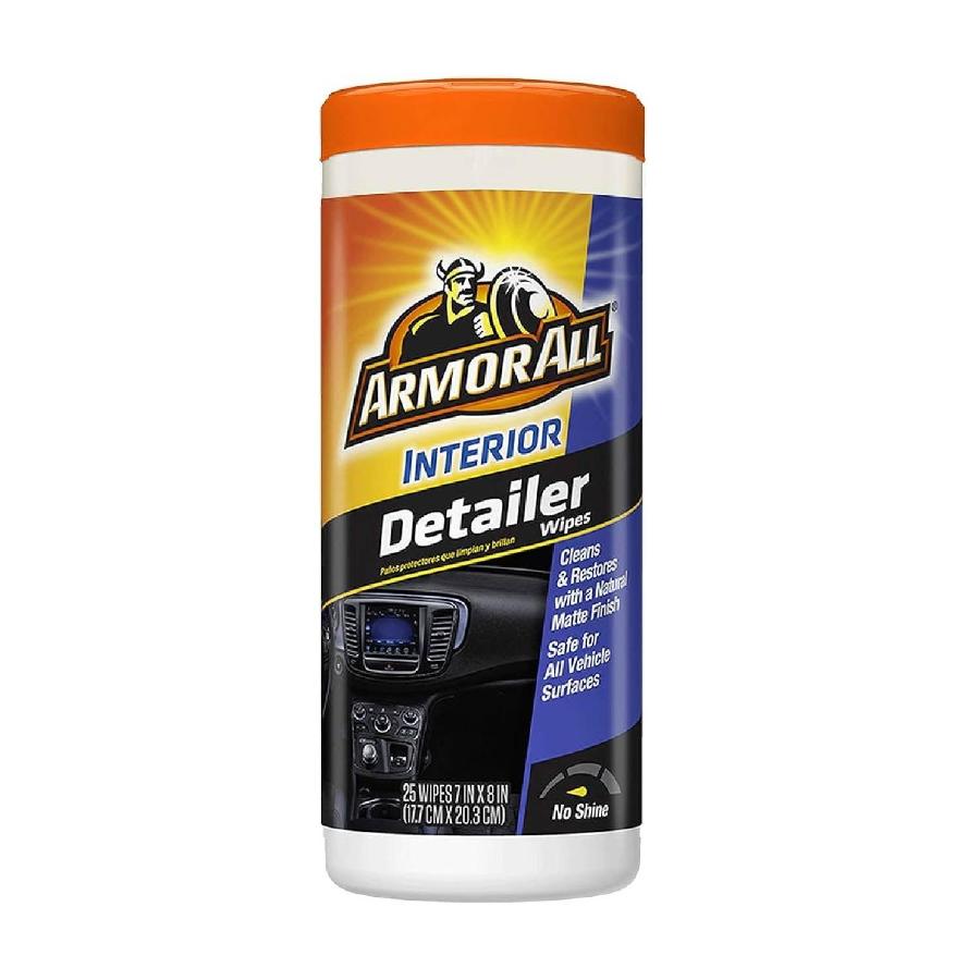 Armor All Interior Detailer Wipes Automotive Wash 25 ct  - 6 Pack