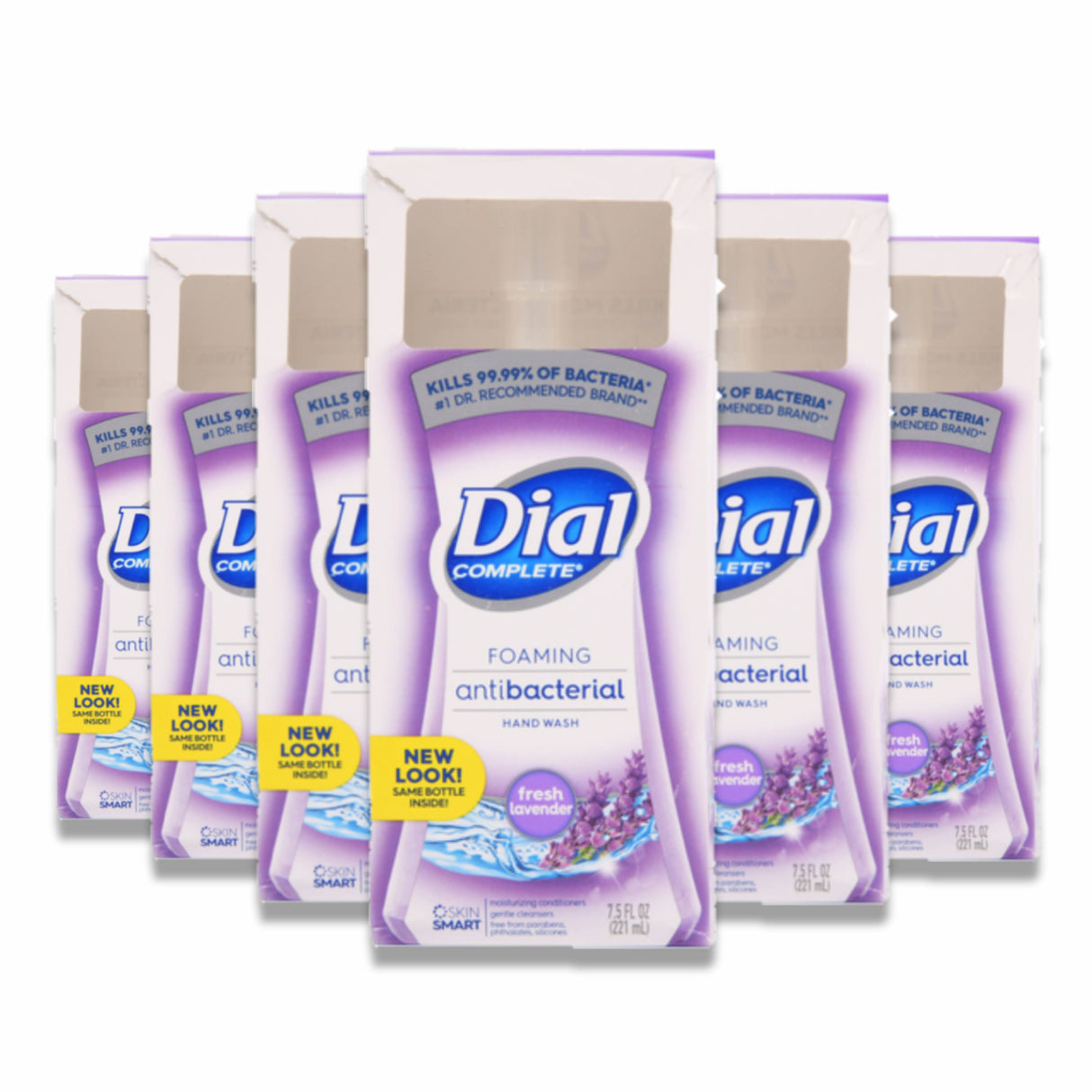 Dial - Complete For the Kitchen Antibacterial Foaming Hand Wash Lavender Scent - 7.5 Oz - 6 Pack