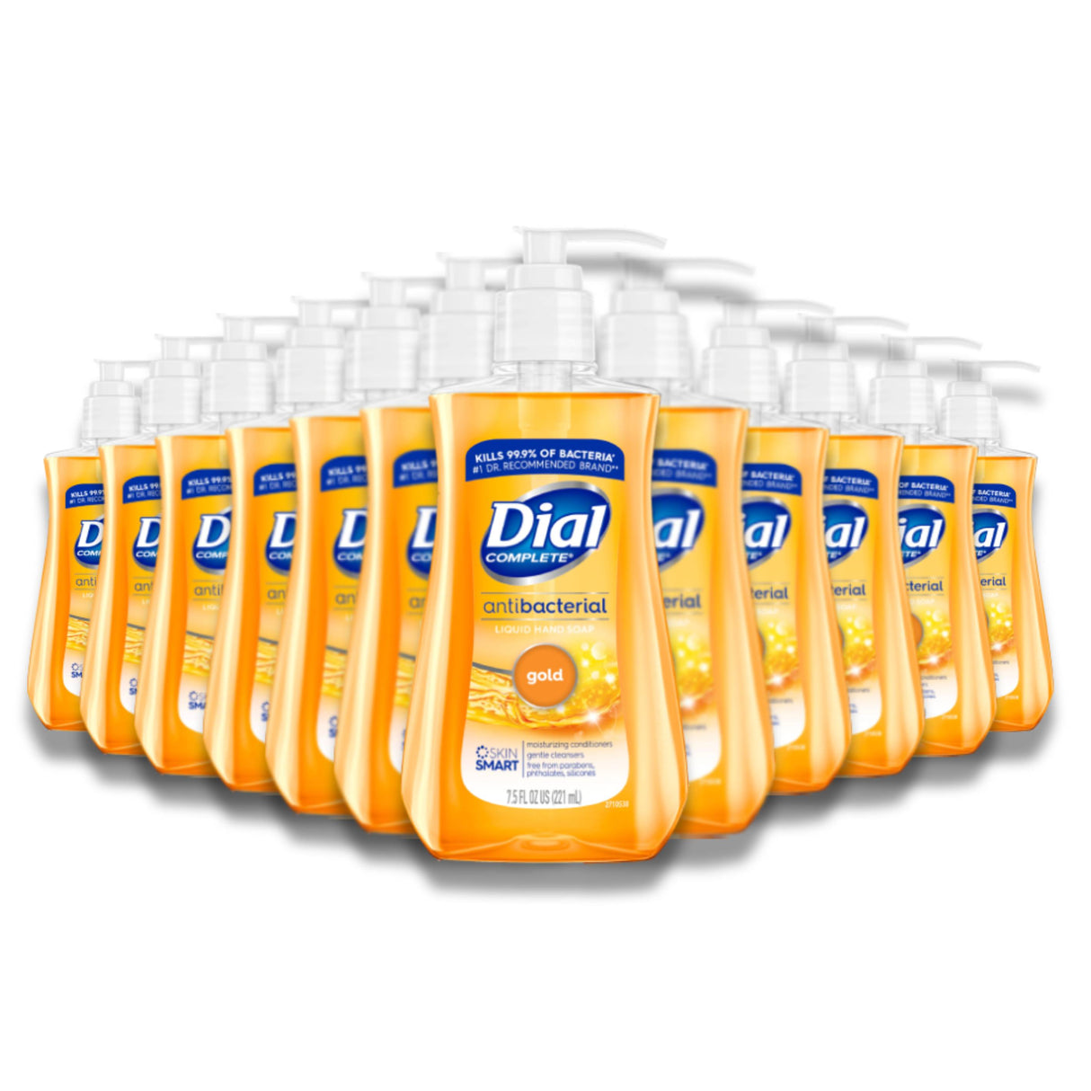 Dial - Gold Antibacterial Hand Soap with Moisturizing Cream - 7.5 Oz - 12 Pack