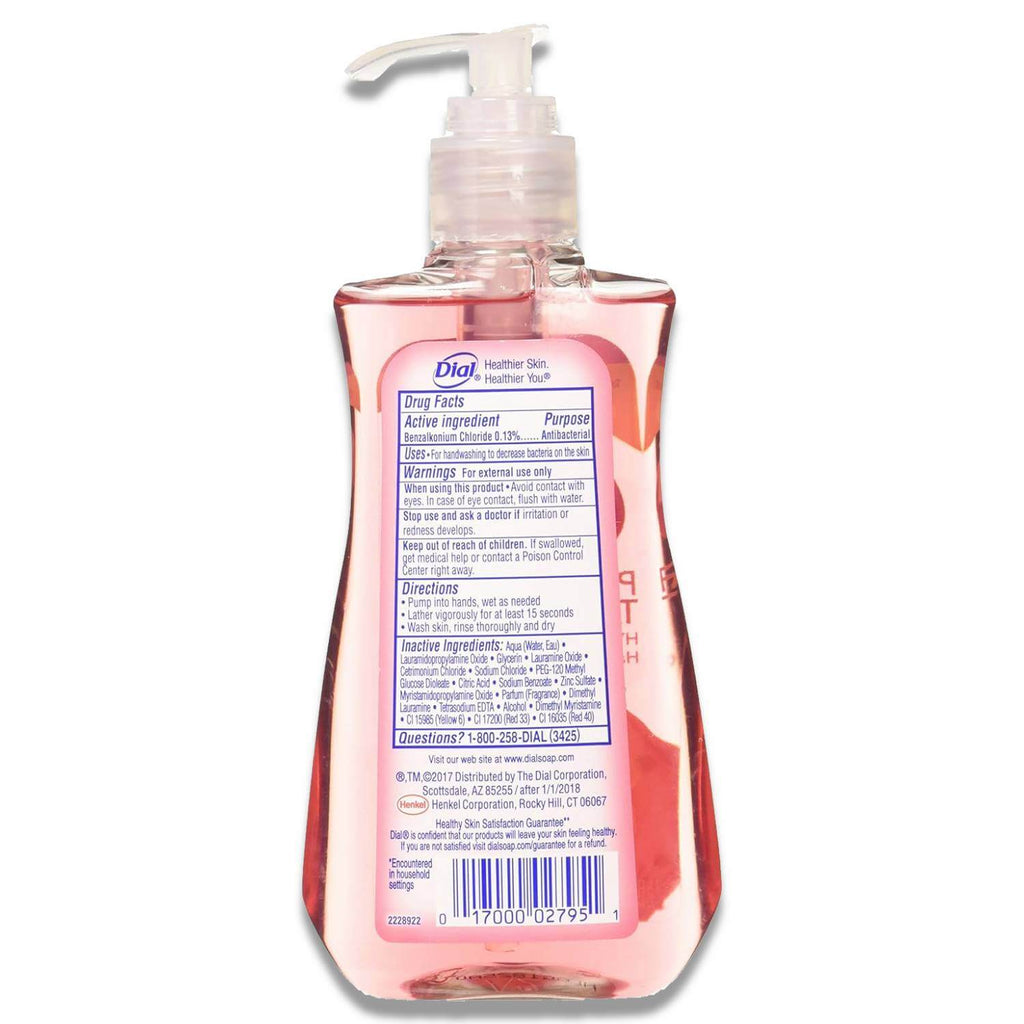 Dial Antibacterial Hand Soap - Pomegranate & Tangerine, 7.5 oz - 12 Pack Contarmarket