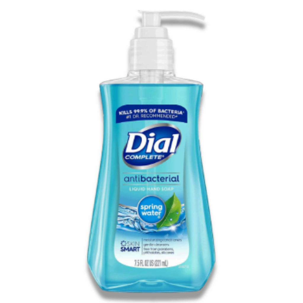 Dial Antibacterial Hand Soap - Spring Water, 7.5 oz - 12 Pack Contarmarket