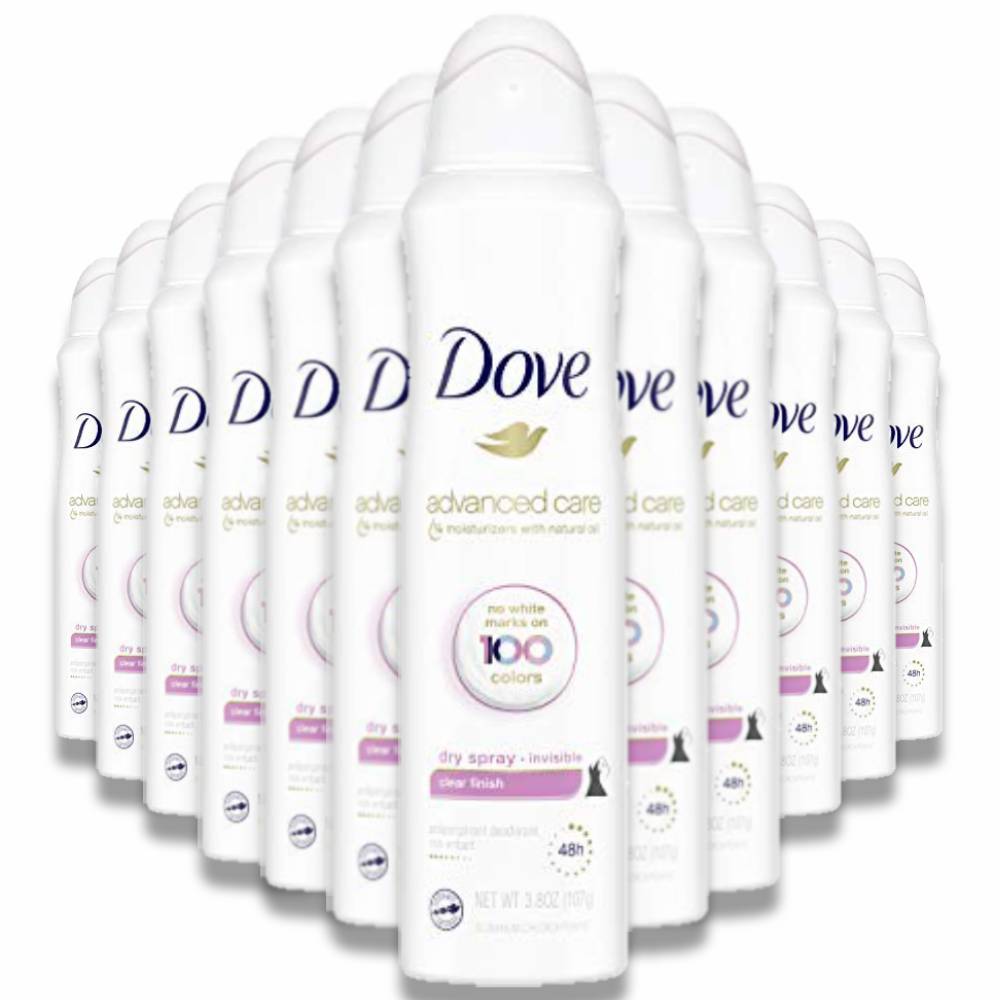 Dove Antiperspirant Dry Spray - 12 Pack Contarmarket