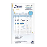 Dove  - Original Clean Antipersirant Deodorant - 2.6 Oz - 5 Pack