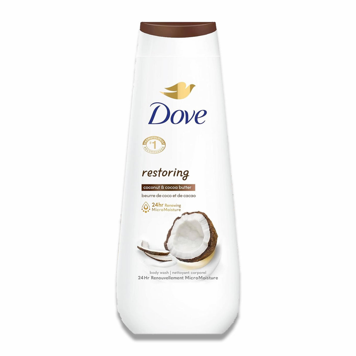 Dove - Body Wash Restoring Coconut Butter & Cocoa Butter - 20 Oz - 4 Pack