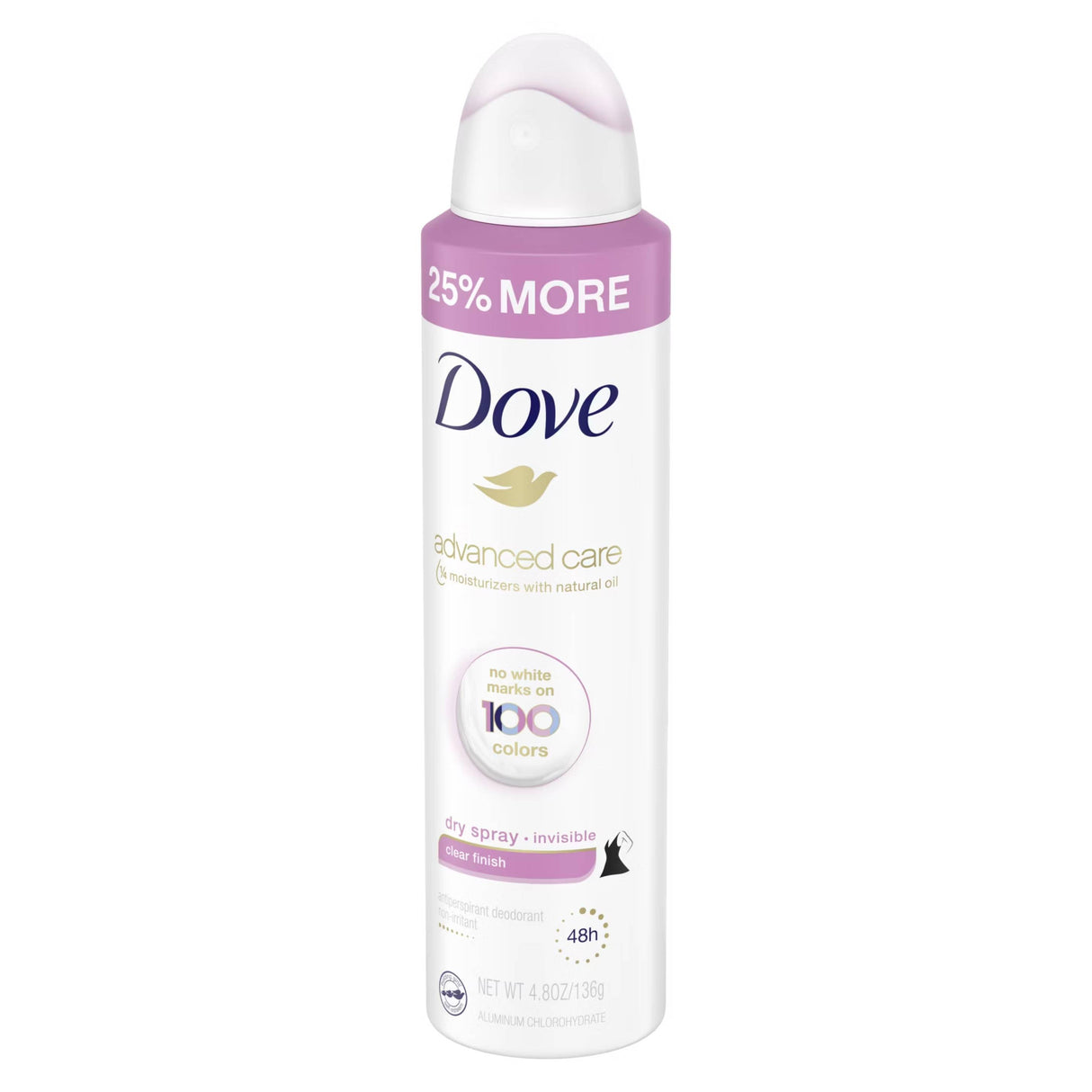 Dove - Clear Finish Antiperspirant Spray - 3 Ct Each