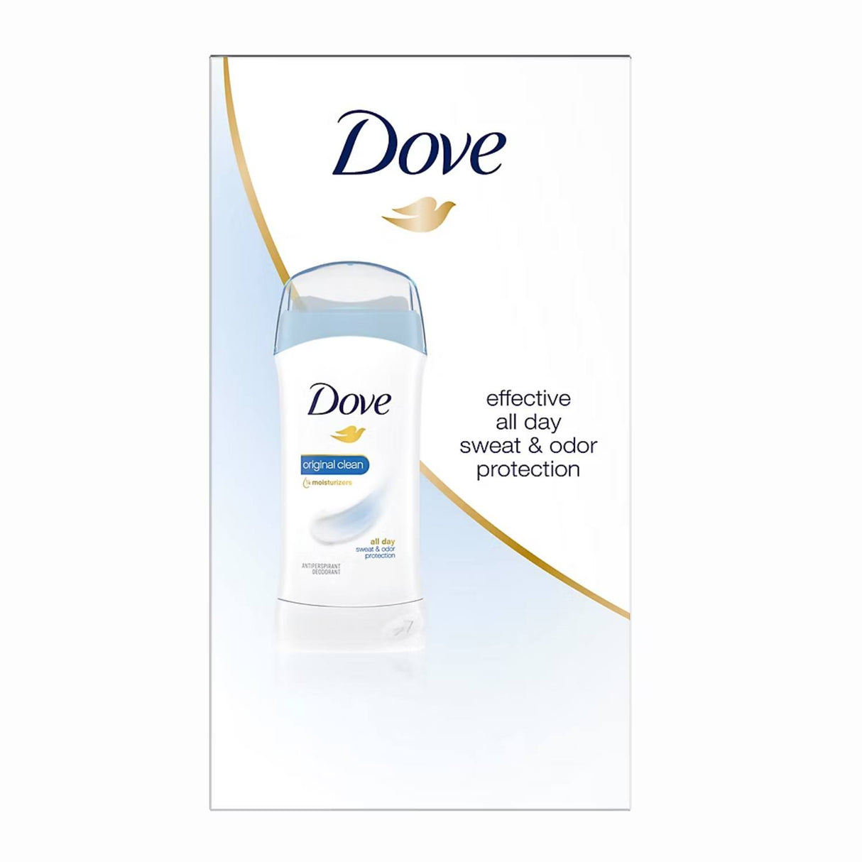 Dove  - Original Clean Antipersirant Deodorant - 2.6 Oz - 5 Pack