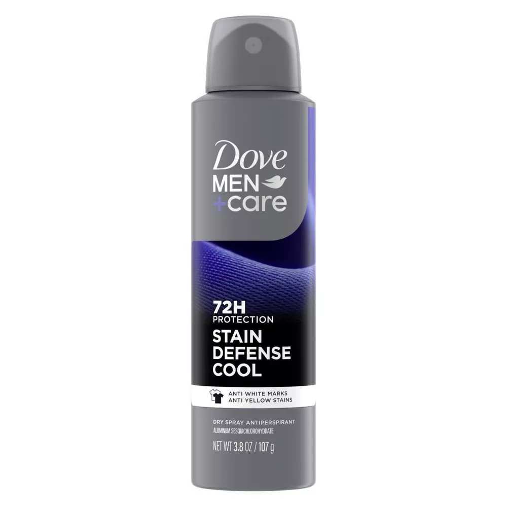 Dove -  Men+Care 72-Hour Stain Defense Dry Spray Antiperspirant & Deodorant Cool - 3.8 Oz - 12 Pack