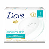 Dove  - Sensitive Skin Beauty Bar - 3 Ct - 9.51 Oz - 12 Pack