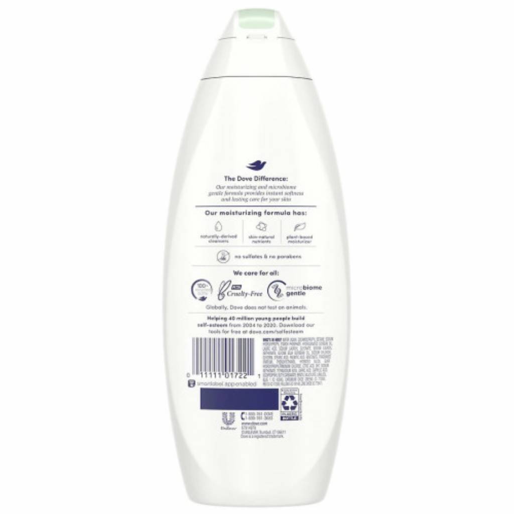 Dove - Purifying Detox Nourishing Body Wash for Dry Skin - 22 Oz - 4 Pack