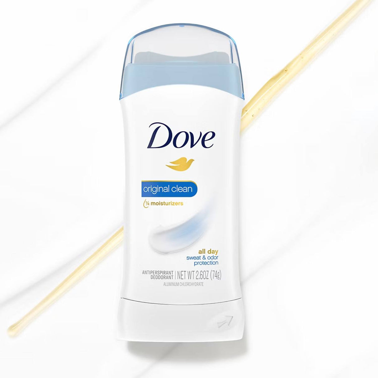 Dove  - Original Clean Antipersirant Deodorant - 2.6 Oz - 5 Pack