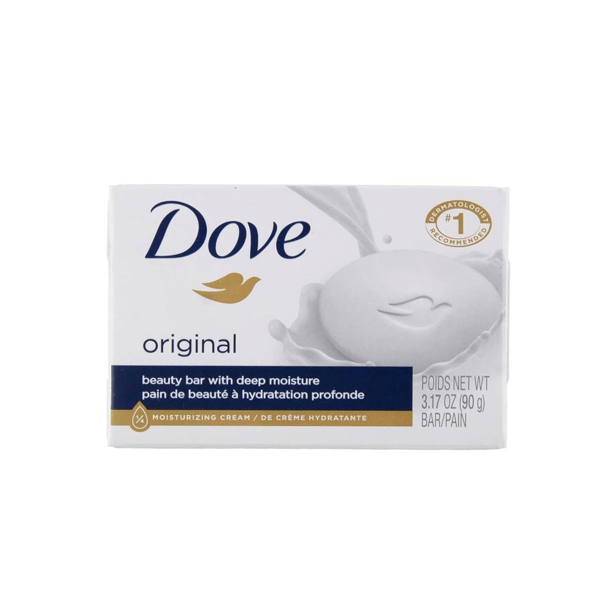 Dove - Original White Soap Bar - 3.17 oz  - 48 Pack