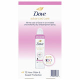 Dove Advanced Care Clear Finish Antiperspirant Spray 4.8 Oz 3 Pack Contarmarket