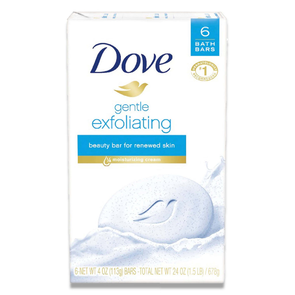 Dove Gentle Exfoliating Beauty Bar - 3.75 oz - 12 Pack Contarmarket