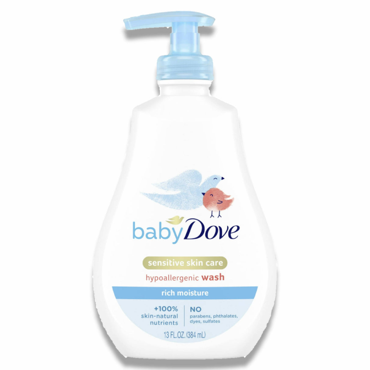 Baby Dove - Rich Moisture Hypoallergnic Wash Newborn Sensitive Skin - 13 fl Oz - 4 Pack