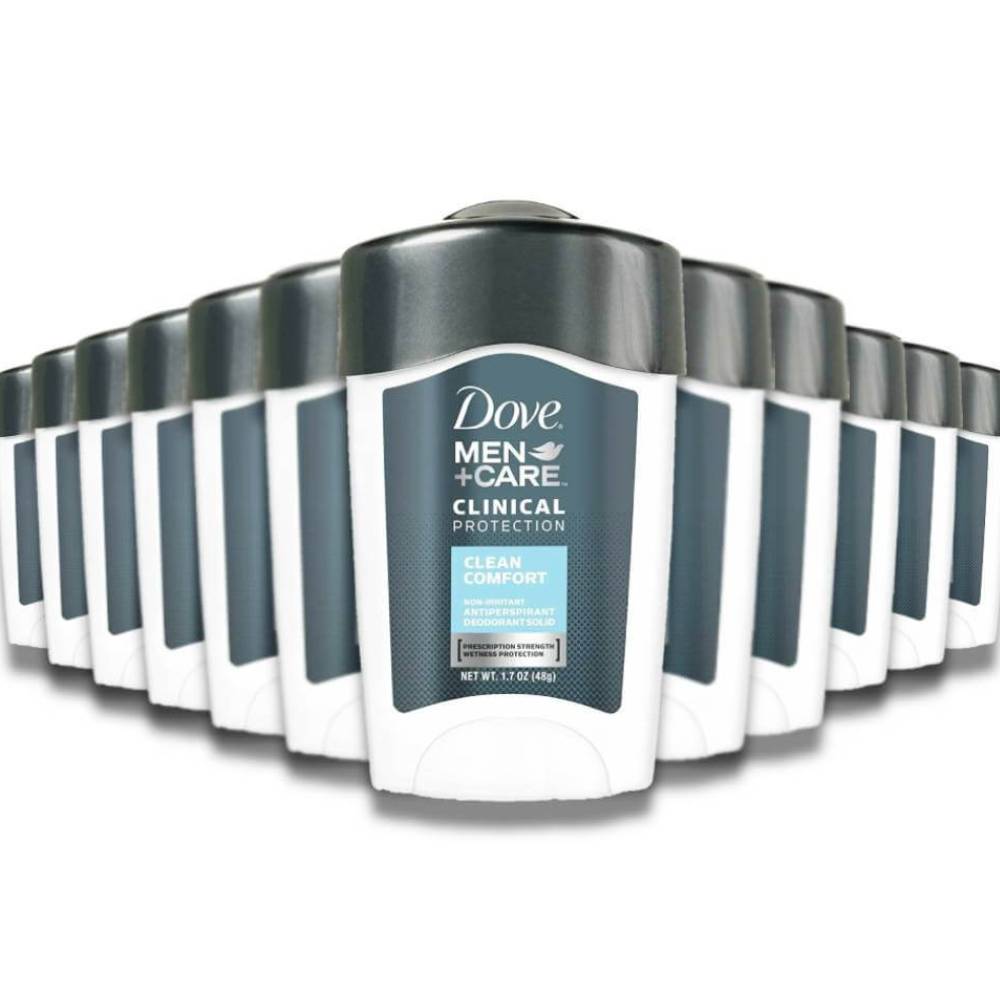 Dove Antiperspirant Deodorant Stick - Clean Comfort - 1.7 oz - 24 Pack Contarmarket