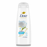 Dove - Moisturizing Shampoo for Dry Hair, Frizz Control - 12 Oz - 6 Pack