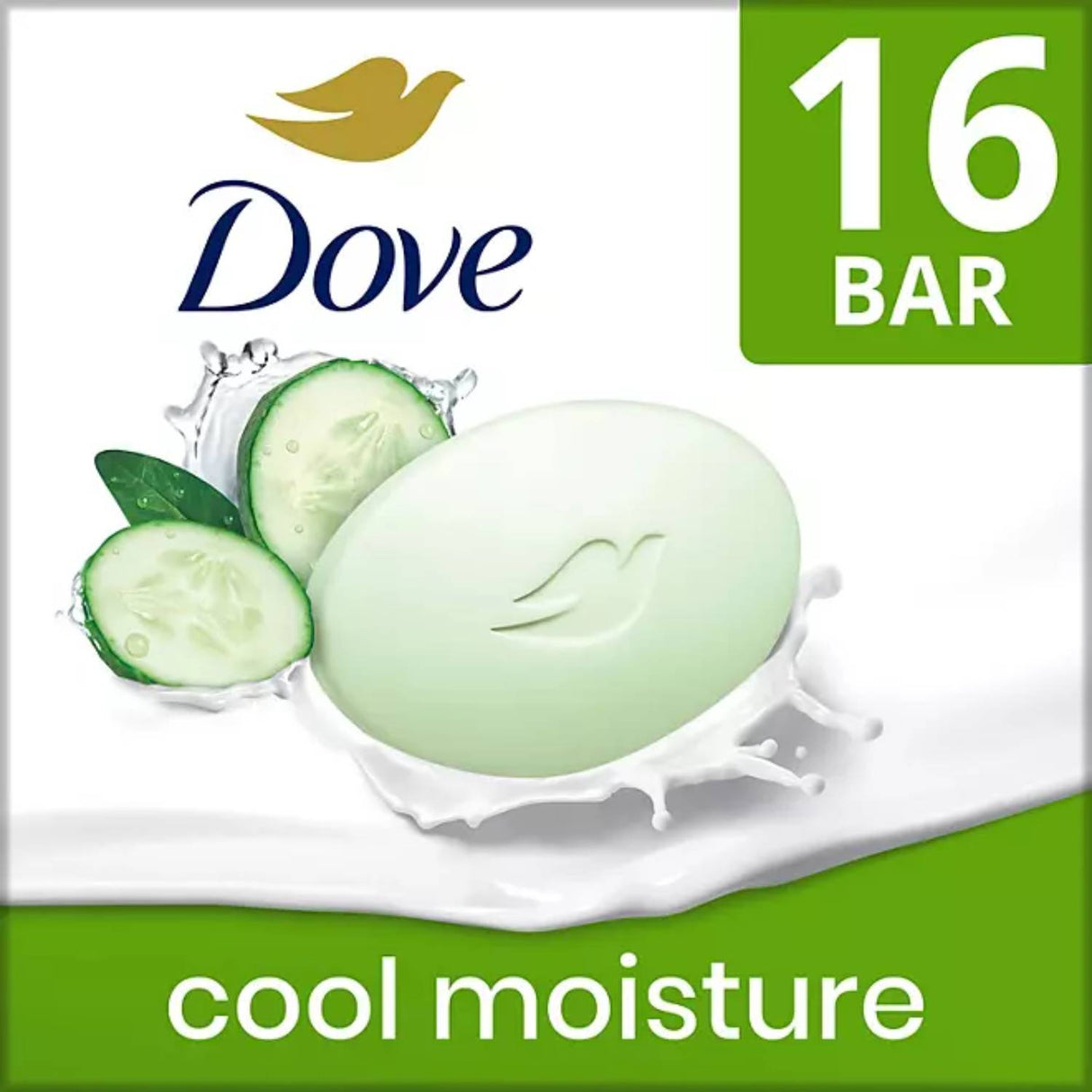 Dove - Go Fresh Beauty Bar, Cool Moisture - 3.75 Oz - 16 Ct