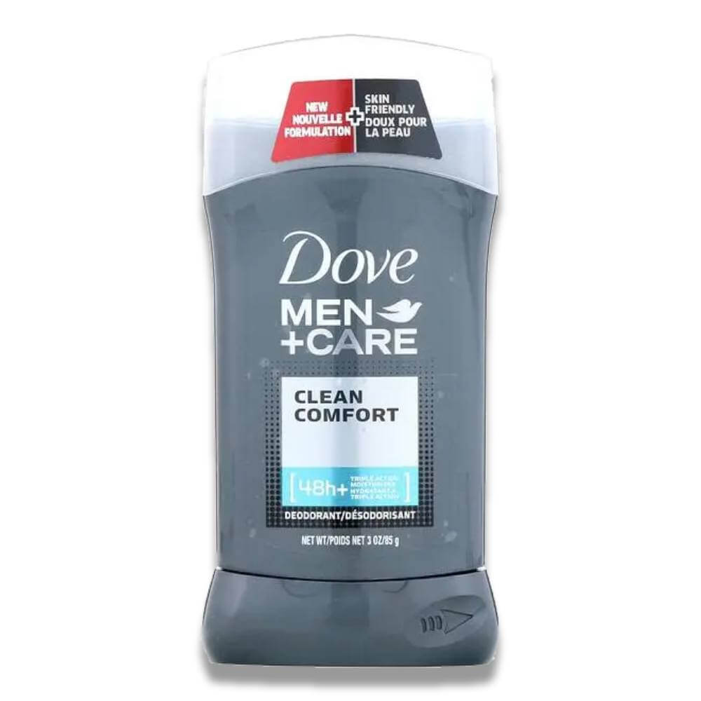 Dove Men + Care Deodorant Solid Clean Comfort - 3 Oz - 12 Pack Contarmarket