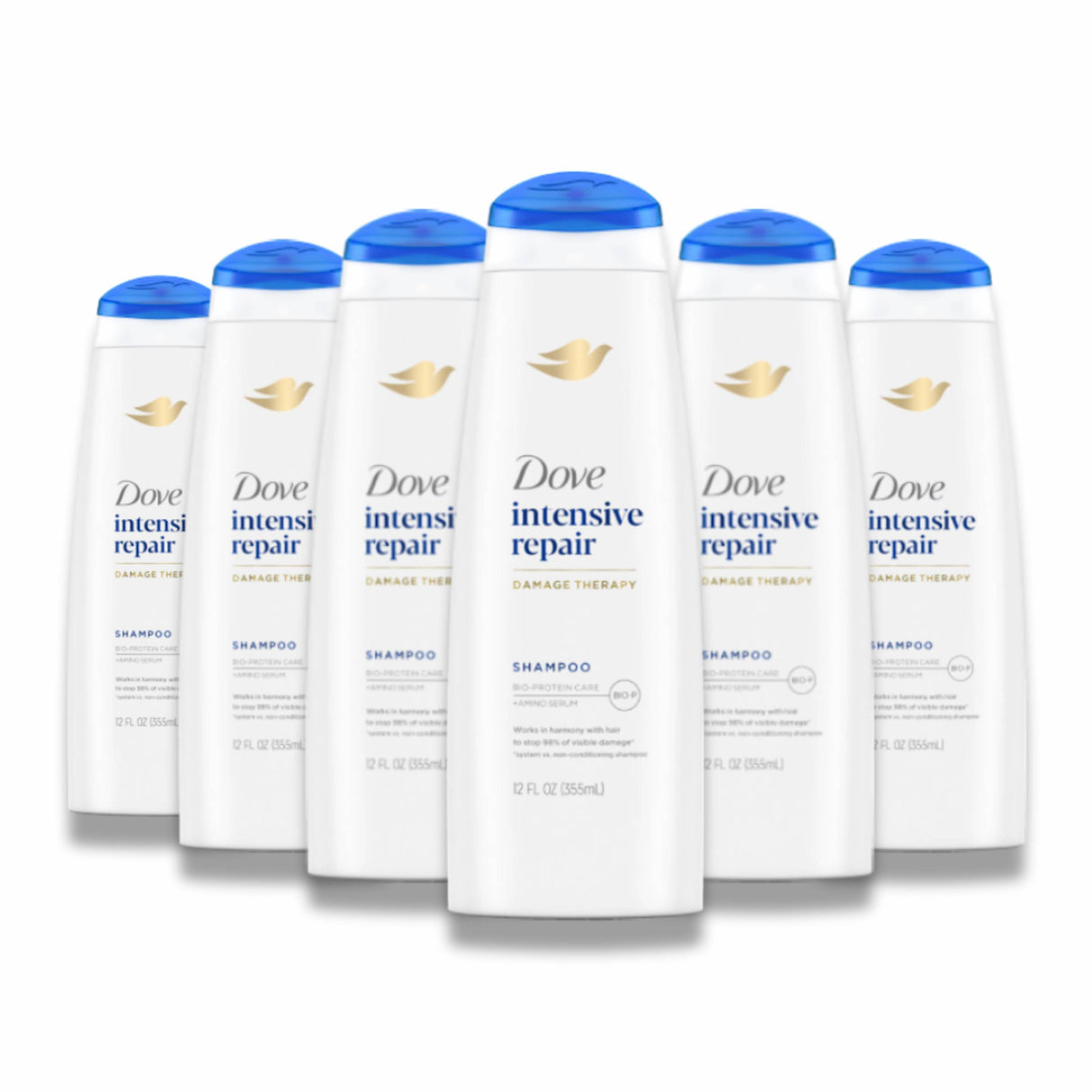 Dove - Shampoo Intensive Repair Damage Therapy - 12 Oz - 6 Pack