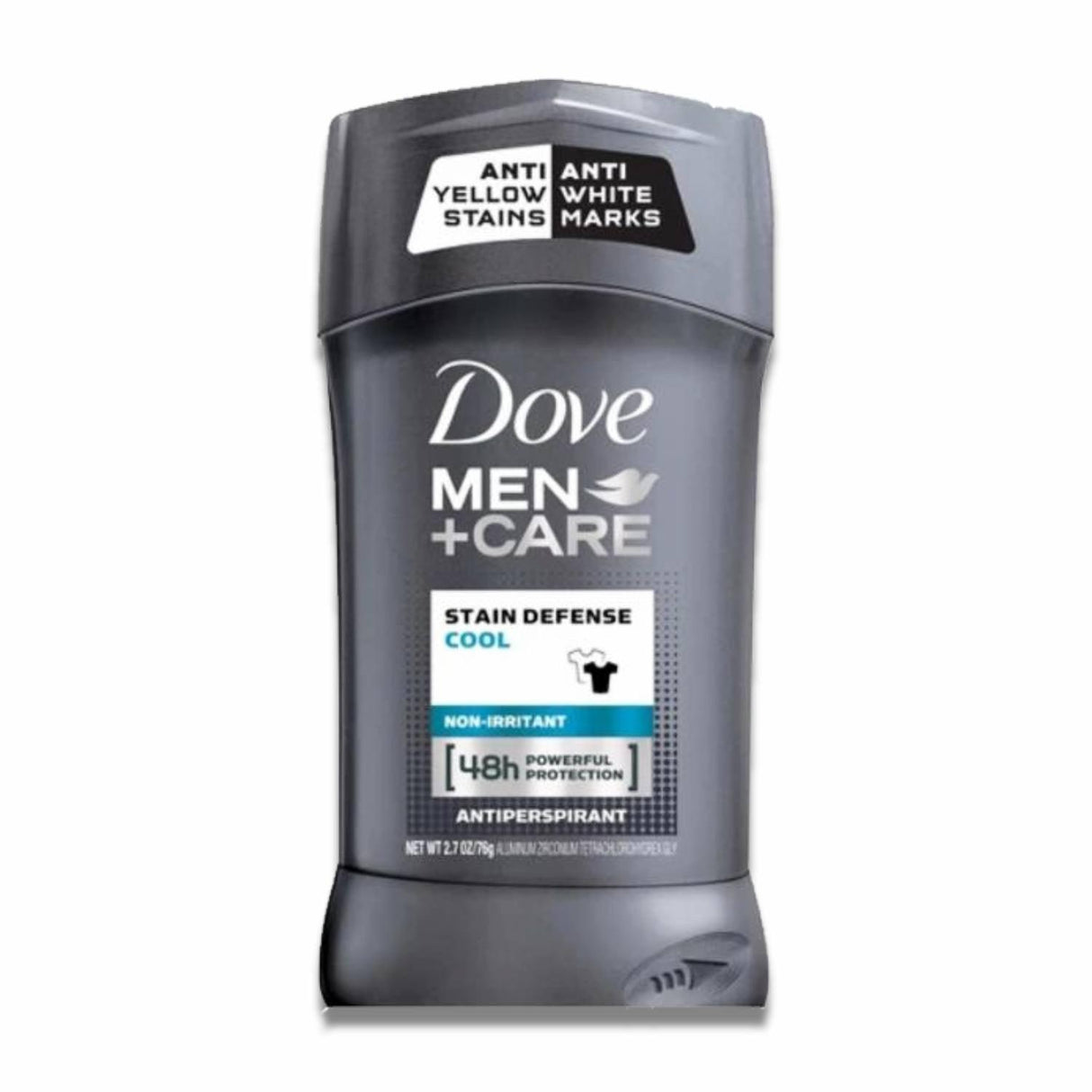 Dove - Men + Care, Stain Defense, 48H Antiperspirant, Cool - 2.7 Oz - 12 Pack