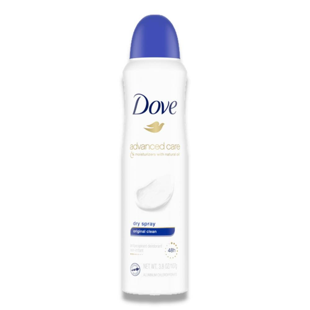 Dove Original Clean Dry Spray Antiperspirant - 3.8 Oz - 12 Pack Contarmarket