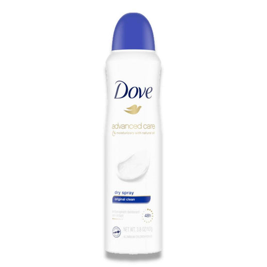 Dove Original Clean Dry Spray Antiperspirant - 3.8 Oz - 12 Pack Contarmarket