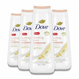 Dove - Soothing Care Body Wash with Calendula Infused Oils - 20 Oz - 4 Pack