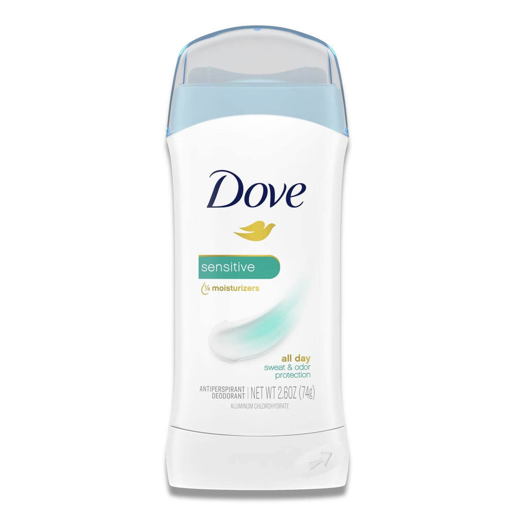 Dove Sensitive Antiperspirant Deodorant - 2.6 Oz - 6 Pack Contarmarket