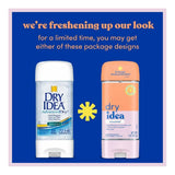 Dry Idea - Anti-Perspirant and Deodorant, Unscented, Hypo-Allergenic - 3 Oz- 12 Pack