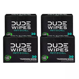 DUDE WIPES XL On-the-Go Flushable Wipes, Mint Chill - 4 Ct - 120 wipes